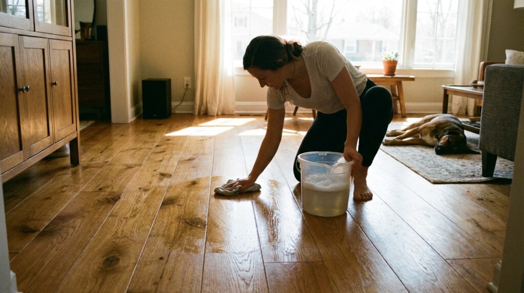 schoonmaken vloer